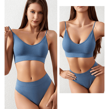 Conjunto Encanto - Sutiã com Bojo + Calcinha Fio [COMPRE 2, LEVE 3]