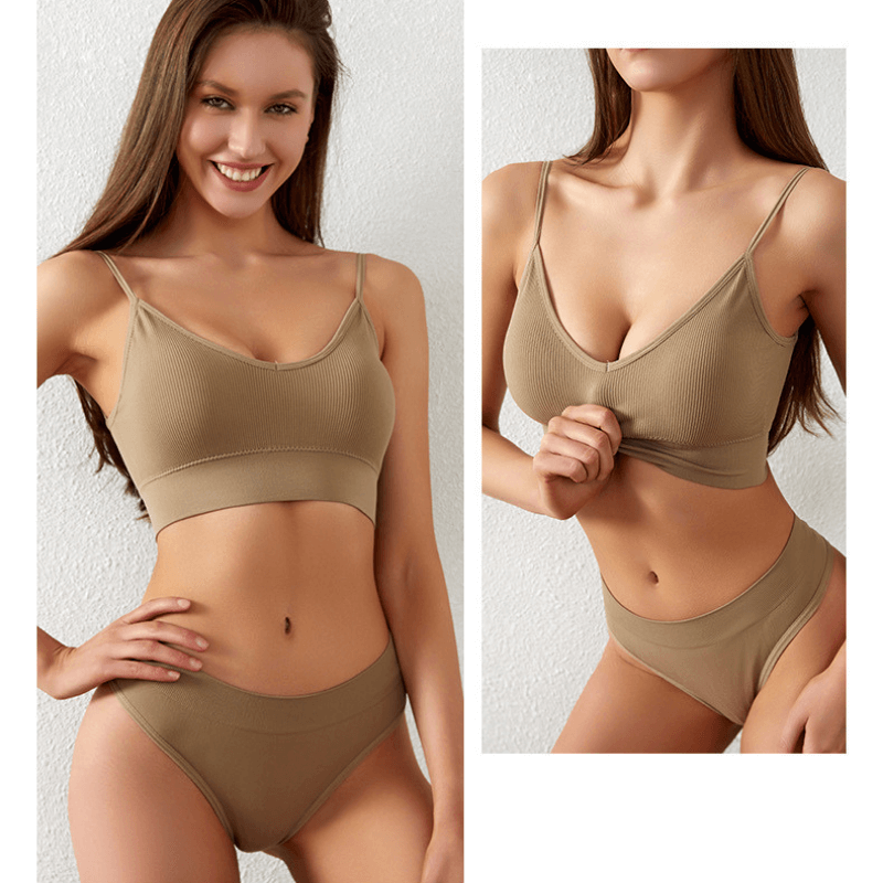 Conjunto Encanto - Sutiã com Bojo + Calcinha Fio [COMPRE 2, LEVE 3]