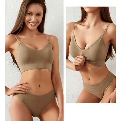 Conjunto Encanto - Sutiã com Bojo + Calcinha Fio [COMPRE 2, LEVE 3]