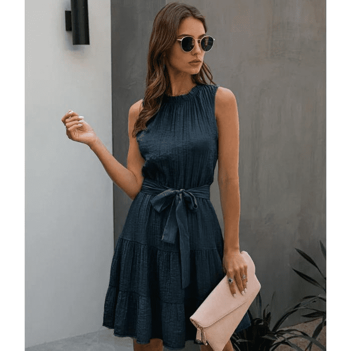 Vestido Feminino Azul