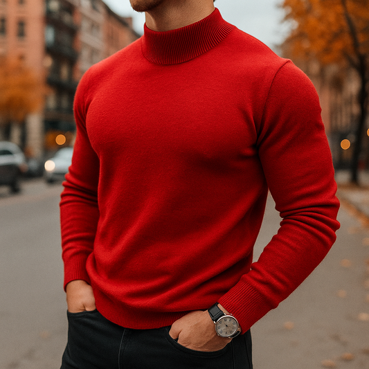 Suéter Masculino Gola Alta Premium