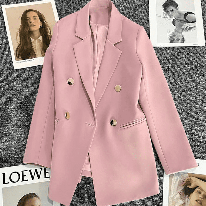  Blazer Feminino Rosa