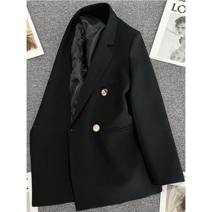  Blazer Feminino Preto