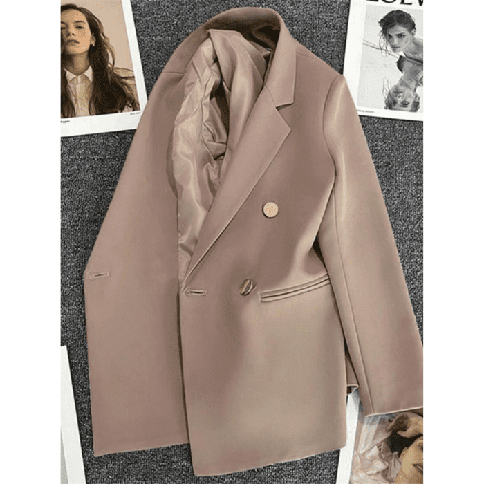  Blazer Feminino Marrom