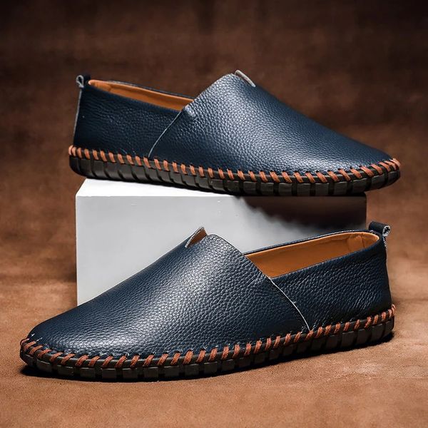 Mocassim Massimo em Couro