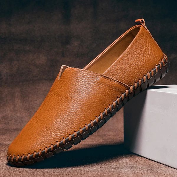 Mocassim Massimo em Couro