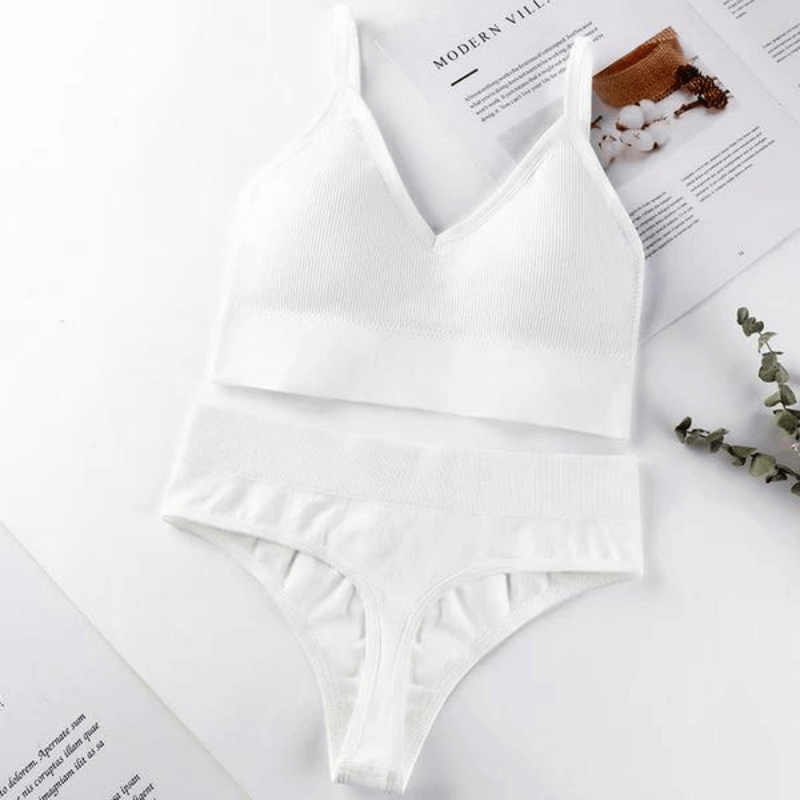 Conjunto Encanto - Sutiã com Bojo + Calcinha Fio [COMPRE 2, LEVE 3]