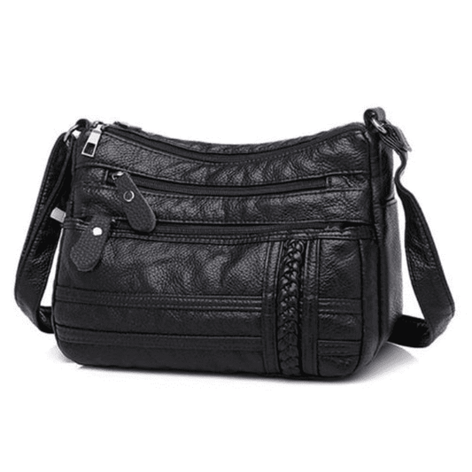 Bolsa de Couro Preta
