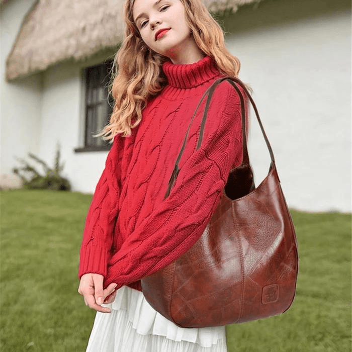 Bolsa de Couro Marrom