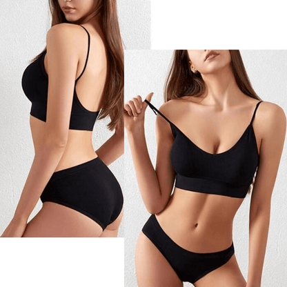 Conjunto Encanto - Sutiã com Bojo + Calcinha Fio [COMPRE 2, LEVE 3]