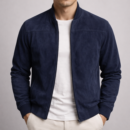 Jaqueta Masculina de Camurça Premium