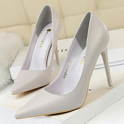 Scarpin Salto Alto Fino