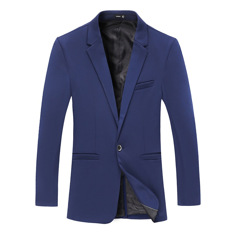 Blazer Masculino Slim Fit Oxford Elite