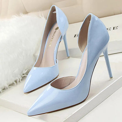 Scarpin Salto Alto Bico Fino