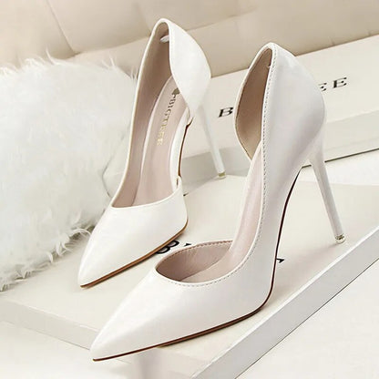 Scarpin Salto Alto Bico Fino