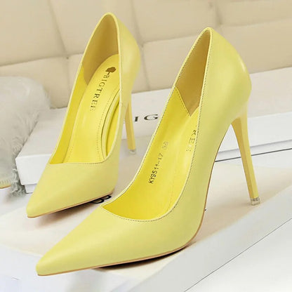 Scarpin Salto Alto Fino