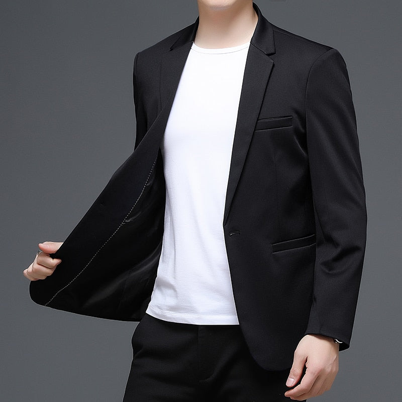 Blazer Masculino Slim Fit Oxford Elite