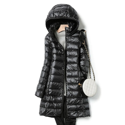 Jaqueta Puffer Longa preta