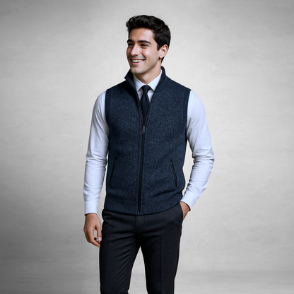Colete Masculino Premium em Tricô
