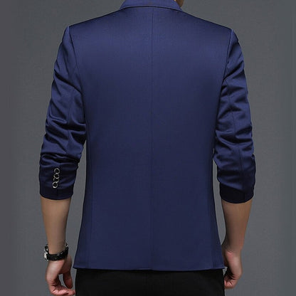 Blazer Masculino Slim Fit Oxford Elite