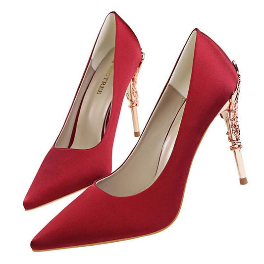 Scarpin Salto Alto Fino