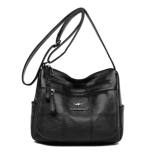 Bolsa de Couro Preta