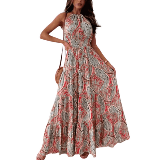 Vestido Longo Florido Feminino - Encantária Bárbara