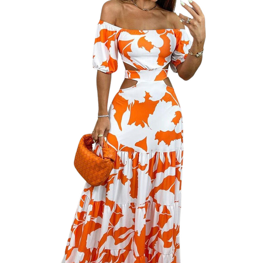 Vestido Longo Florido Feminino - Encantária Flower