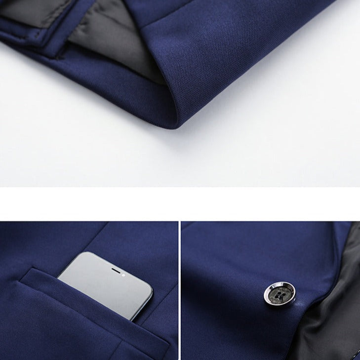 Blazer Masculino Slim Fit Oxford Elite