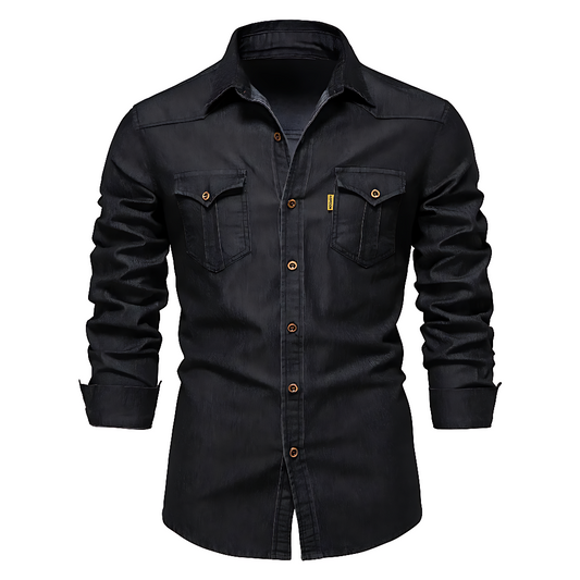 Camisa Masculina Jeans Premium